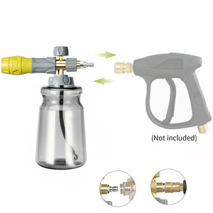 High Pressure Foam Sprayer 1000Ml Adjustable Spray Fan Shape <b>Car</b> Wash Gun Stainless Steel Nozzle - Product Image 4