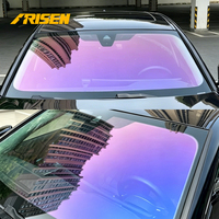 Film pour vitres de voiture anti-reflets, effet caméléon, vision HD, changement de couleur, protection solaire 99% UV, sans interférence de signal