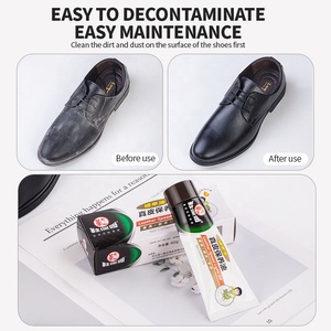 Entretien des chaussures en cuir véritable, <span class=keywords><strong>couleur</strong></span> marron, noir, blanc, brillance rapide, imperméable, <span class=keywords><strong>couleur</strong></span> complémentaire, crème de vernis à chaussures - Product Image 4