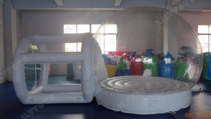 Château <span class=keywords><strong>gonflable</strong></span> avec toboggan et trampoline pour usage intérieur et extérieur - Vente flash - Product Image 3