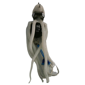 4 leurres de pêche <span class=keywords><strong>Mustad</strong></span> FISHING 60g - 340g à queue longue en plomb souple, leurres de pêche à la pieuvre avec <span class=keywords><strong>hameçon</strong></span> de jigging - Product Image 5