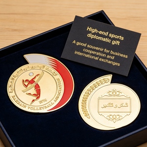 Monedas Deportivas Grandes de Aleación de Zinc Personalizadas de Fábrica, Monedas Metálicas Personalizadas con Impresión Múltiple para Eventos y Premios - Product Image 1