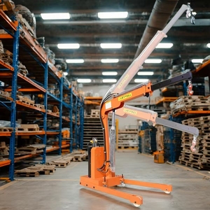 Gru Idraulica Compatta, Paranco Elettrico da <span class=keywords><strong>1</strong></span> Tonnellata con Rotazione a 360° °   Controlli Girevoli e Automatici per un Facile Utilizzo - Product Image 5