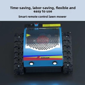21-inch High-Power <b>Remote</b> <b>Control</b> Lawn <b>Mower</b> KH-LM2421 Brushless Vertical Axis Oil-electric Hybrid Rubber <b>Track</b> Orchard Mowing K - Product Image 3