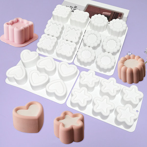 Groove Cuore di Cioccolato Silicone Stampi per Cioccolato Cubetti di Ghiaccio Caramella Torta di Jello <span class=keywords><strong>Mousse</strong></span> di Cottura Sapone fatto a mano Candele - Product Image 1