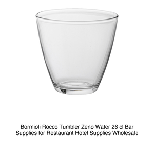 Vaso de agua Zeno 26 cl Bormioli Rocco H 8 cm Ø 8.5 cm - Product Image 2