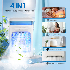 พัดลมระบายความร้อนเครื่องปรับอากาศขนาดเล็กระบายอากาศได้3สปีด - Product Image 3