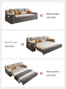Custom Hidden Day Bed Couch Living Room Extrable Furnisher <strong>Sectional</strong> Sleeper Pull Out <strong>Sofa</strong> Cum Bed <strong>Cama</strong> with Storage Container - Product Image 4