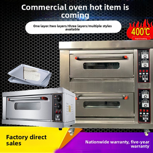 Forno Commerciale a Gas a Singolo Piano e Doppio Livello, Grande Capacità 220V, Nuovo, per Cuocere Biscotti, Pane, Pizza, Torte (da Farina) - Product Image 3