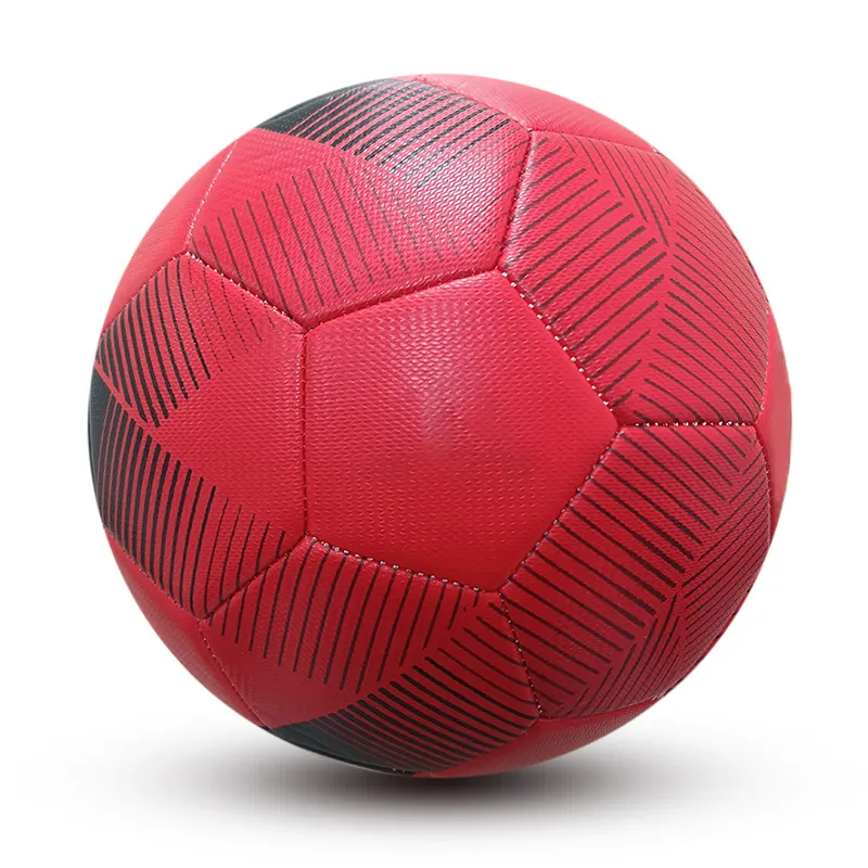 Balones de fútbol baratos tamaño 5 PU3.5mm Material Butyl HA Parcheado Vejiga partido oficial personalizado balones de fútbol profesionales personalizados