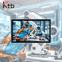 Computadora Industrial con Pantalla Táctil Capacitiva Resistiva de Alto Brillo KTB PEC156, IP65, Windows 10, Panel PC Industrial Android