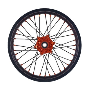 Motocross Wheel Set 125 250 300 450 530 CNC Aluminum Alloy Durable Anodized Custom Colors Dirt Bike Racing Rims Spare Parts - Product Image 4