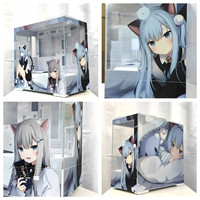 Nachoneko Nekoha Shizuku étuis pour PC de qualité supérieure nouveau design portable en acier mi tour étuis pour ordinateur Cool Metal Computer Case