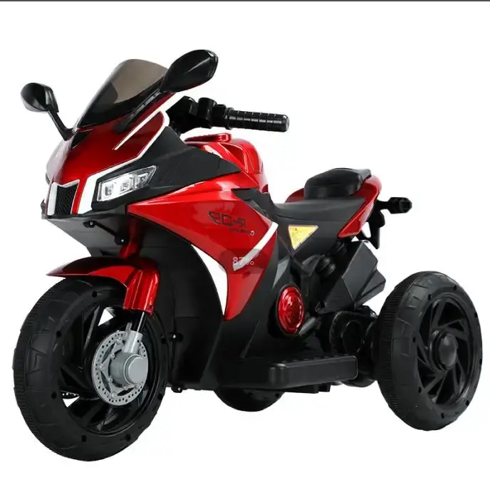 Jouets électriques pour enfants Offre Spéciale d'usine, moto à trois roues avec batterie et musique, voiture pour enfants