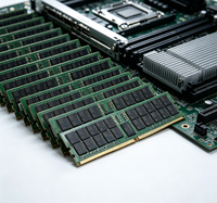 Memoria Registrada ECC DDR5 de 96 GB de Alta Capacidad a 6400 MHz Sellada de Fábrica, Rendimiento Estable para Virtualización en la Nube y Bases de Datos