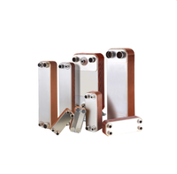 Condensador de Refrigerante de Alta Eficiencia R22 R404A R410A e Intercambiador de Calor de Placas Soldadas de Cobre para Calefacción Central |   Sistema HVAC