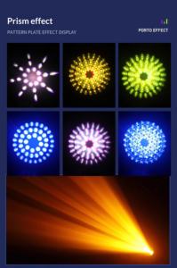 Projecteur à tête mobile Beam 295W, équipement d'éclairage de scène pour DJ, mariage, concert, spectacle, événement, équipement de performance professionnel pour les lieux - Product Image 6