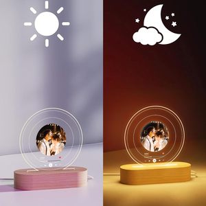 Cá Nhân Âm Nhạc Mảng Bám Ánh Sáng Lên Acrylic Bài Hát Mảng Bám Tùy Chỉnh Bài Hát Album Tùy Chỉnh Ghi Âm LED Âm Nhạc Ánh Sáng Ban Đêm - Product Image 3