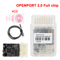 Herramienta de ajuste de chip ECU Tactrix Openport 2.0 ECUFLASH con 4CD Open Port 2.0 J2534 Chip completo para conector OBD2 de Mercedes-Benz