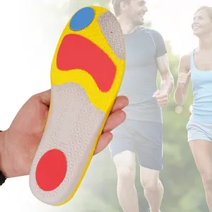 Sol dalam sepatu fit untuk lari nyaman busa pijat ortopedi penopang lengkung olahraga