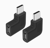Penjualan laris Adaptor USB C sudut USB 3.1 Adaptor tipe C betina ke jantan