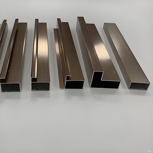 قطاعات ألمنيوم عالية الجودة قابلة للتخصيص من سلسلة 6000 بنمط الخشب للقطع/اللحام للديكور الداخلي/الخارجي - Product Image 3