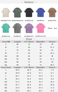 Camiseta Oversize Vintage Personalizada de Algodón Batik para Hombre, con Estampado Digital de Logotipo, Lavado Ácido y Efecto Puff - Product Image 6