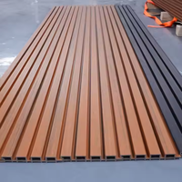 Panel de Pared de PVC WPC Antiestático e Ignífugo Más Popular, Diseño Moderno Impermeable, Garantía de 3 Años, Paneles de Pared Exteriores