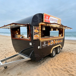 DOT CE ODM Galvanized Chassis Fully Equipped Kitchen For Pizza Fast Food Street Business <b>Concession</b> <b>Trailer</b> - Product Image 2