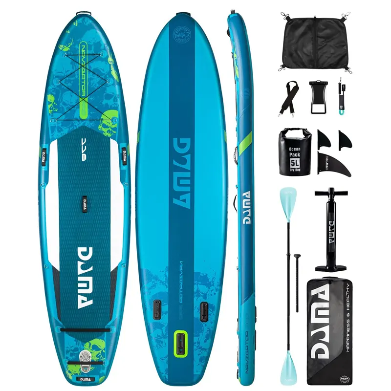 Dama bán chạy nhất Inflatable Stand-Up paddleboard sup Board với ba lô Phụ kiện cho những người đam mê thể thao dưới nước