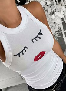 Women's Basic Solid Round Neck Ribbed Tank Top Promotional <b>T</b>-Shirts - Product Image 5