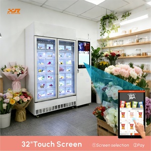 Distributeur automatique réfrigéré intelligent à 28 compartiments pour fleurs fraîches, fruits, légumes, aliments, construction métallique durable, paiement par <span class=keywords><strong>carte</strong></span> de crédit - Product Image 2