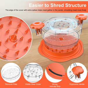 Multi-Functional Chicken <b>Shredder</b> 3-in-1 Shred Machine for <b>Vegetables</b> Meat and Feed - Product Image 4