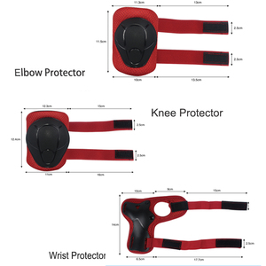 Protector de Rodillas y Codos de Poliéster Suave para Niños, para Deportes Extremos al Aire Libre, <span class=keywords><strong>Patines</strong></span> de Ruedas Flexibles, Protección Integral Antideslizante - Product Image 6