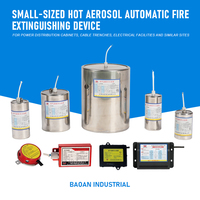 Extintor de Aerosol Portátil Tipo S Baoan, Cuerpo de Acero Inoxidable, Alta Presión, Dispositivo de Protección Contra Incendios Clase B, Certificado CE