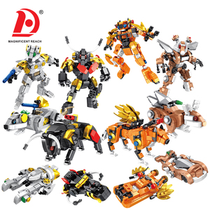 Juguete de Ladrillos Deformables 3 en 1, Robot y Nave Espacial, Bloques de Construcción Educativos para Niños - Product Image 1