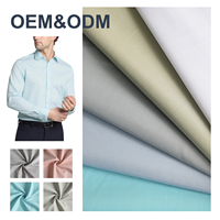 23% bambou Viscose 74% Polyester 3% Spandex chemise tissé tissu extensible pour hommes vêtements biologiques écologiques respirant