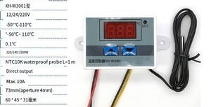 Controlador de Temperatura Digital LED XH-W3001 220V, Termostato W3001, Precio de Fábrica, Interruptor de Calefacción y Refrigeración - Product Image 5