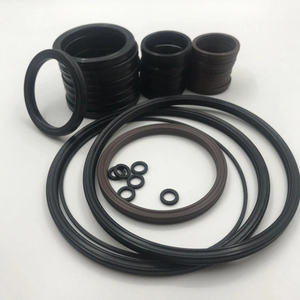 Guarnizione personalizzabile del pistone dell' O-Ring dell' O-Ring in Silicone con guarnizione Quad resistente con nastro sigillante in metallo FKM & EPDM materiali in X-Style - Product Image 1