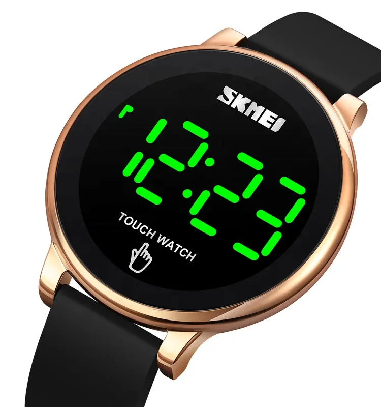 private label watch manufacturers SKMEI 1842 silicone material men original touch screen led watch