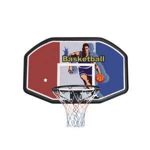 Mini portatile ragazzi della porta della parete montato tabellone cerchio rete di basket anello del cerchio