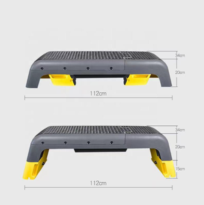 Ev Fitness tezgah ayarlanabilir <span class=keywords><strong>Platform</strong></span> step dambıl tezgah çok fonksiyonlu aerobik step egzersiz adım platformu - Product Image 5