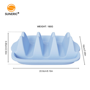 Küche Serviert ablett Teller halter Ständer Taco Grill Rack Silikon Taco Halter und Mais Tortilla Tablett - Product Image 4