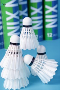 Volano da <span class=keywords><strong>Badminton</strong></span> Professionale Junxin A001 Classe A in Piume d'Oca Naturali, Ecologico e Durevole, <span class=keywords><strong>per</strong></span> Allenamento Avanzato - Product Image 3