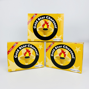 Charbon <span class=keywords><strong>à</strong></span> <span class=keywords><strong>chicha</strong></span> en coquille de noix de coco, 40 mm, 100 pièces, cube de charbon <span class=keywords><strong>à</strong></span> <span class=keywords><strong>chicha</strong></span> pour narguilé - Product Image 1