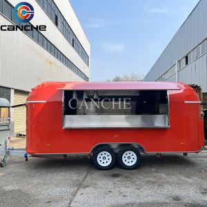 Commercial Food Vans Concession Street Mobile Truck Cart Fast Food Trailer Full Kitchen Snack Food <b>Sale</b> USA Europe Australia - Product Image 4