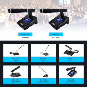 Nouvelle arrivée usine 5G WIFI Microphone de conférence salle de <span class=keywords><strong>réunion</strong></span> réseau sans fil Microphone système de conférence avec <span class=keywords><strong>hôte</strong></span> - Product Image 2