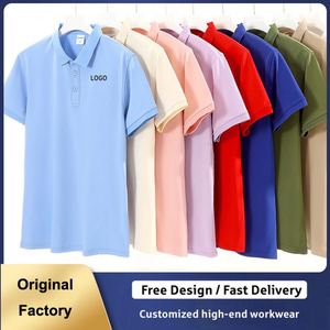 T-shirts en jersey pour hommes en polyester de haute qualité avec logo personnalisé, surdimensionnés, tricotés, à manches courtes, pour le travail, le golf, polo - Product Image 2