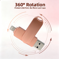 Clé USB double interface USB-A USB-C OTG, mémoire flash USB2.0 USB3.2 pour téléphone portable Android, ordinateur portable, tablette, USB personnalisé imprimé