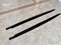 Side Skirt Gloss Black Gaya MP untuk BMW Seri 3 E90 MP Side Bumper Suku Cadang Mobil 2005-2011